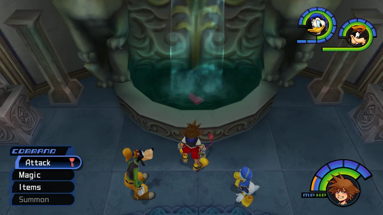 Hollow Bastion Entrance Hall Emblem Piece (Fountain)